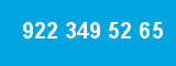 922 349 52 65